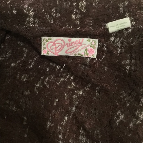 Princy By Jessica Simpson Brown Corduroy Blazer Jacket Medium - Picture 5 of 6